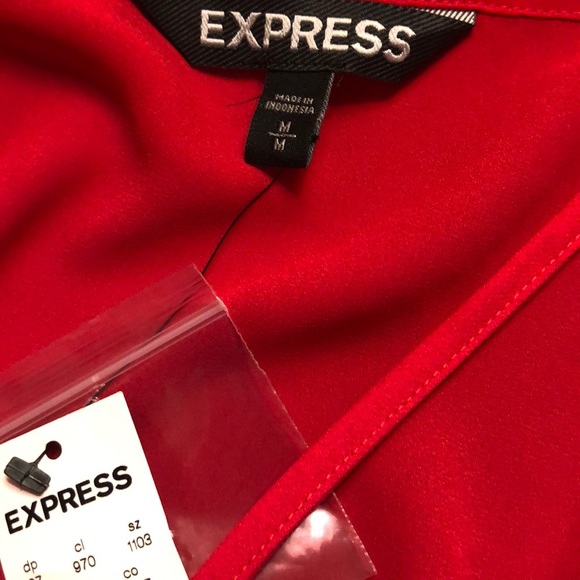 Express Red Blouse - Picture 3 of 5